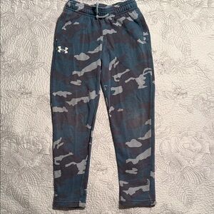 Under Armour Blue and Gray Camo Pants